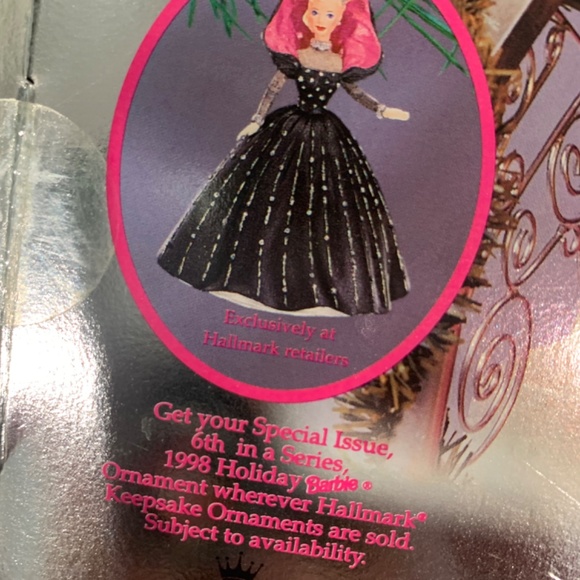 NWT 1998 Happy Holidays Special Edition Barbie Doll SEALED - MIB – NRFB - RARE - Picture 4 of 7